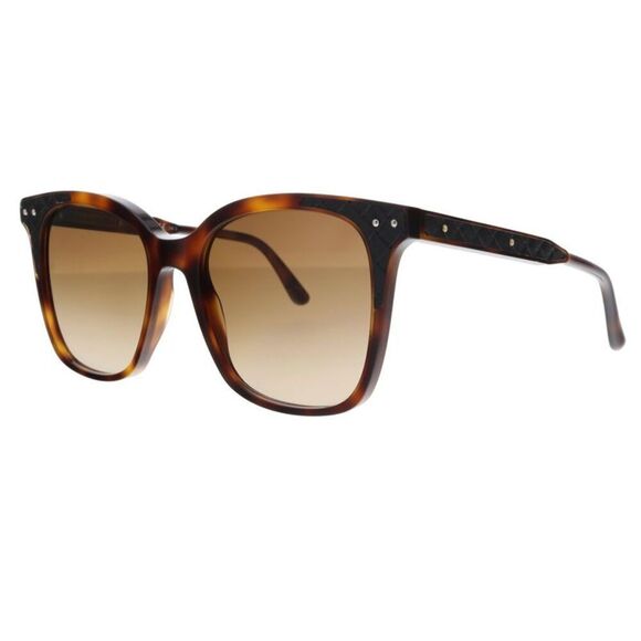 Bottega Veneta BV0118S-002BrownRectangle Sunglasses